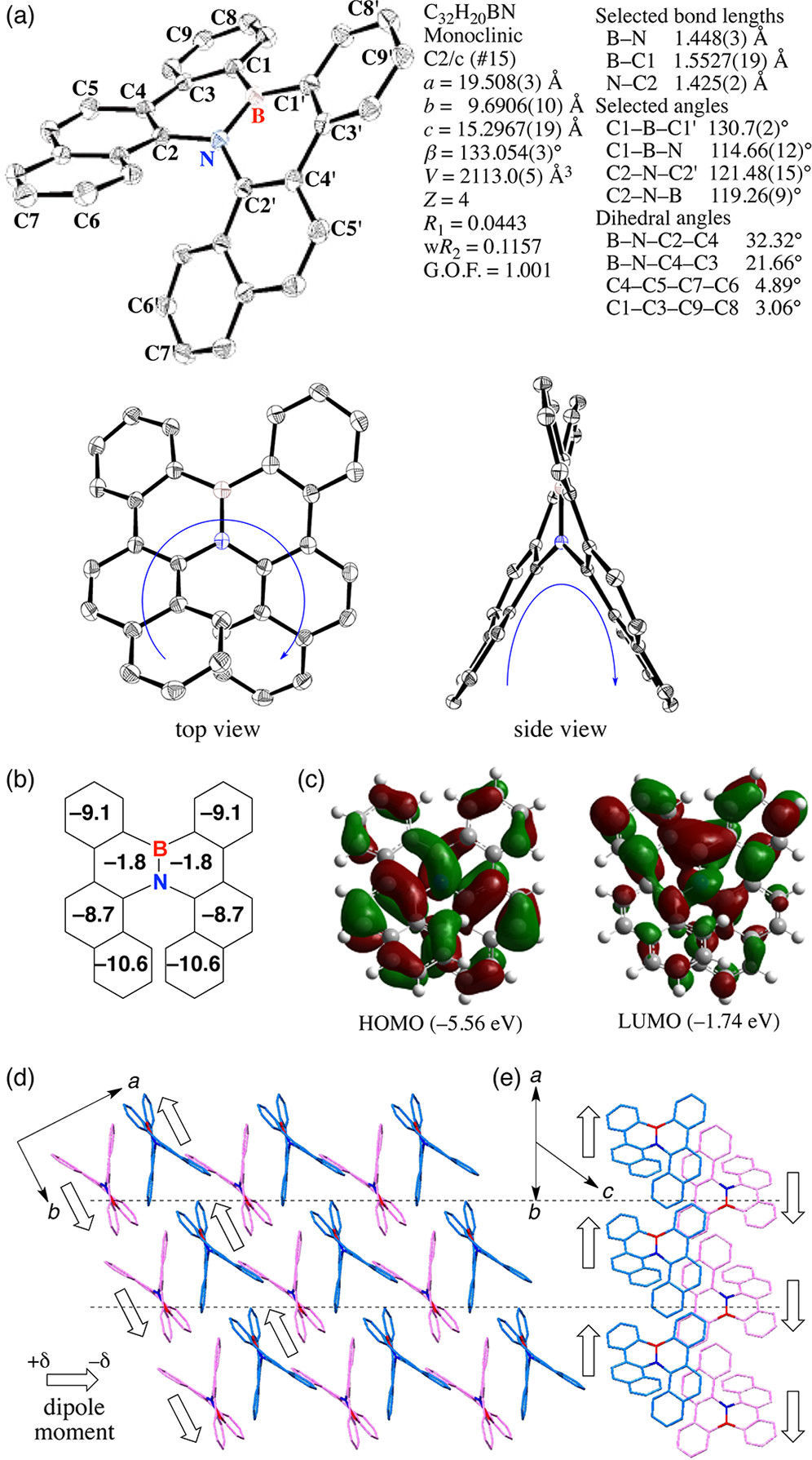氮硼杂[6]螺烯的合成路线