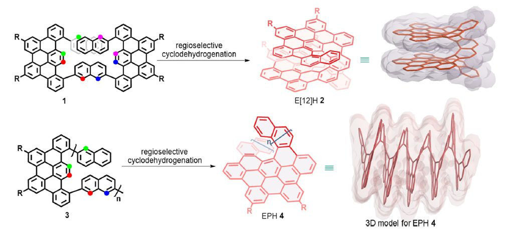 E[12]H2和EPH4的合成路径及3D模型